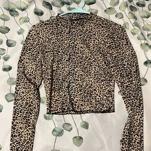 Color: cheetah print, brand is shein, size is small